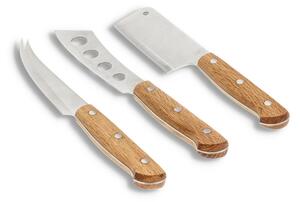 Morsø Foresta cheese knife 3 pieces Oak-stainless steel