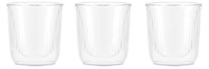 Bodum Douro double walled sake glass 6 cl 3-pack Clear-bamboo