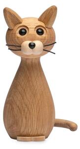 Spring Copenhagen Brave Cat decoration 24 cm Oak Oak