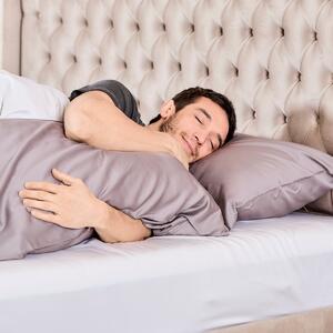 100% Organic Bamboo Silk Pillowcases (2 Pack), Dark Grey