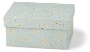Storage box - Paper. 17.5 x 13.5 x 8.5 cm. - Ice Blue - Søstrene Grene