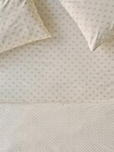 Mellow Green Martha Floral Cotton Fitted Sheet | Double | Piglet in Bed