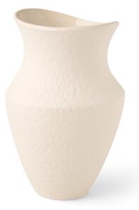 Vase - Stoneware. 15 x 13 x 23 cm. - Off White - Søstrene Grene
