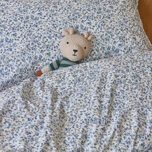 Blue Mini Meadow Kids Cotton Bedding Set | Cot | Piglet in Bed