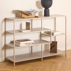 Salvo Steel Bookcase With 4 Shelves - Grey