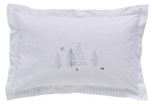 Sophie Allport Snowy Cottage Pillowcase White