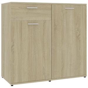 Sideboard Sonoma Oak 80x36x75 cm Engineered Wood