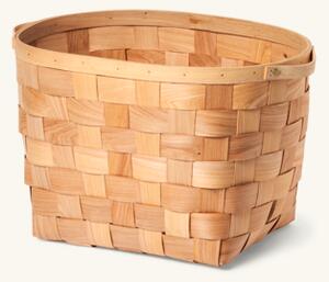 Basket - Chipwood. 43.5 x 37 x 30 cm. - Nature - Søstrene Grene