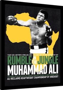 Framed poster Muhammad Ali - Rumble in the Jungle