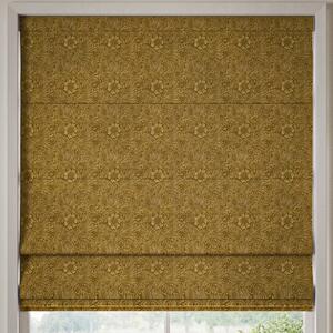 William Morris Marigold Velvet Made to Measure Roman Blind Ochre