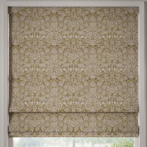 William Morris Sunflower Made to Measure Roman Blind Ochre