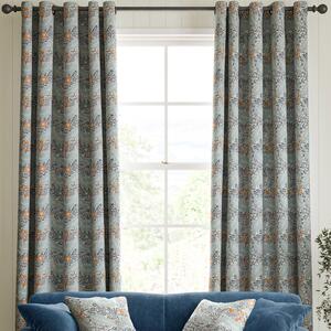 William Morris Larkspur Made To Measure Curtains Woad