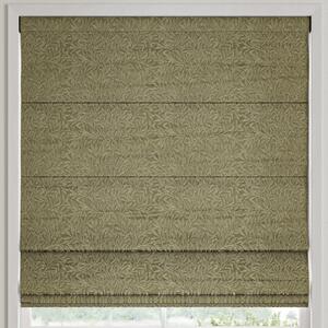 William Morris Willow Woven Made to Measure Roman Blind Sage