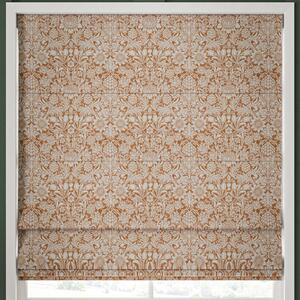 William Morris Sunflower Made to Measure Roman Blind Madder