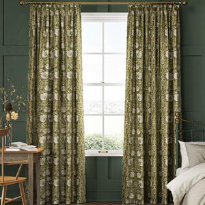 William Morris Pimpernel Velvet Made to Measure Curtain Nettle