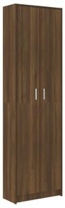 Hallway Wardrobe Brown Oak 55x25x189 cm Engineered Wood