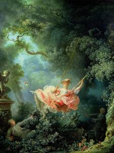 Fine Art Print The Happy Accidents of the Swing - Jean-Honoré Fragonard, (30 x 40 cm)