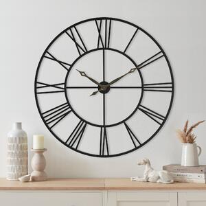 Skeleton Clock 100cm Black Black