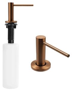 Detergent dispenser for sinks Rea DEX Brush Copper