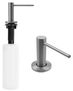 Detergent dispenser for sinks Rea DEX Brush Nickel