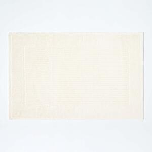 Homescapes Imperial Plain Bath Mat Cream