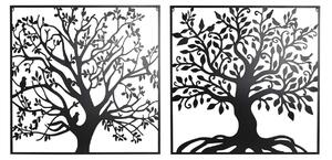 Wall Decoration DKD Home Decor Tree Metal (98 x 1 x 98 cm) (2 Units)