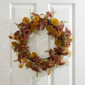 Artificial Autumnal Foliage Wreath