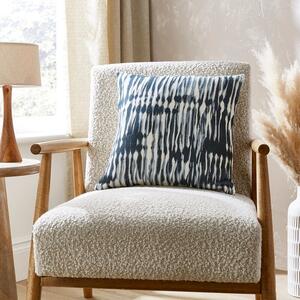Indian Block Print Navy Square Cushion
