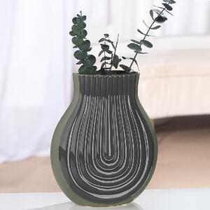 Albemarle Small Ceramics Set Of 2 Vases In Green