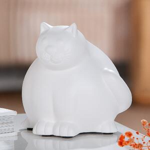 Bellano Ceramic Cat Sculpture In White
