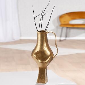 Belmora Aluminum Flower Vase In Gold
