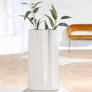 Sorelli Large Ceramics Flower Vase In White