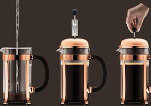 Bodum Chambord 8 Cup French Coffee Press, 1L Copper