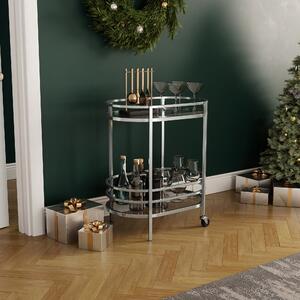 Sofia Drinks Trolley Silver