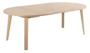 Lafayette Wooden Round Extending Dining Table - White Oak