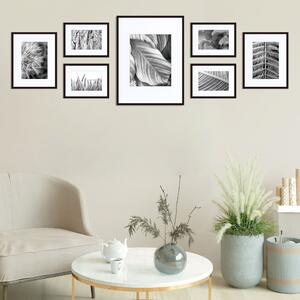 Nielsen Set of 7 Photo Frames Black