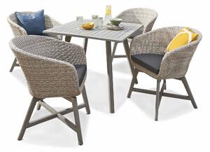 Chatsworth Rattan 4 Seat Dining Set | Roseland