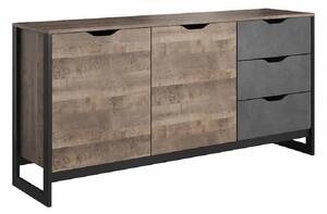 Arvada Wooden Sideboard With 2 Doors In Grande Matera Oak