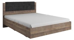 Arvada Wooden King Size Bed In Grande Matera Oak