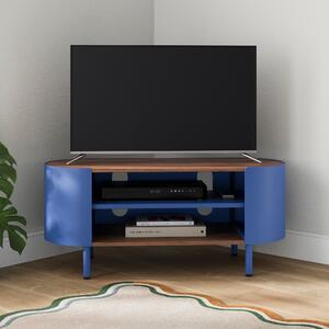 Elements Griffin Compact Corner TV Unit for TVs up to 42" Classic Blue