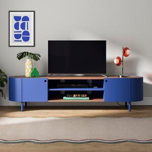 Elements Griffin Extra Wide TV Unit for TVs up to 80" Classic Blue