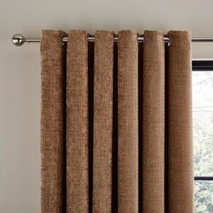 Cashton Chenille Heavyweight Eyelet Curtains