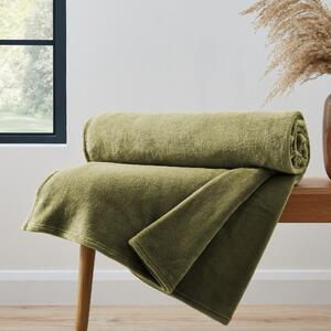 Supersize Family Snuggle Throw Olive (Green)