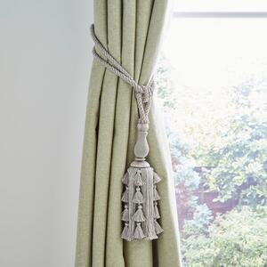 Linton Silver Curtain Tieback