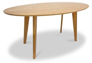 Fabio Contemporary Ash Oval Dining Table for 6 | Roseland