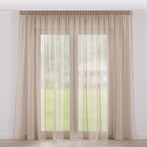 Pencil pleat voile/net curtain