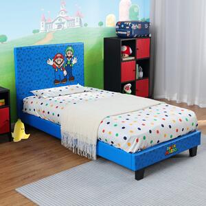 X Rocker Super Mario Bros Gaming Bed Frame Blue