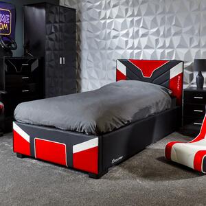 X Rocker Cerberus MKII Ottoman Bed Frame Red