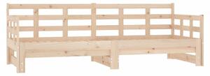 Pull-out Day Bed Solid Wood Pine 2x(90x200) cm