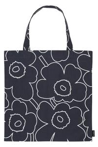 Marimekko Pieni Piirto Unikko bag 44x43 cm Black-white